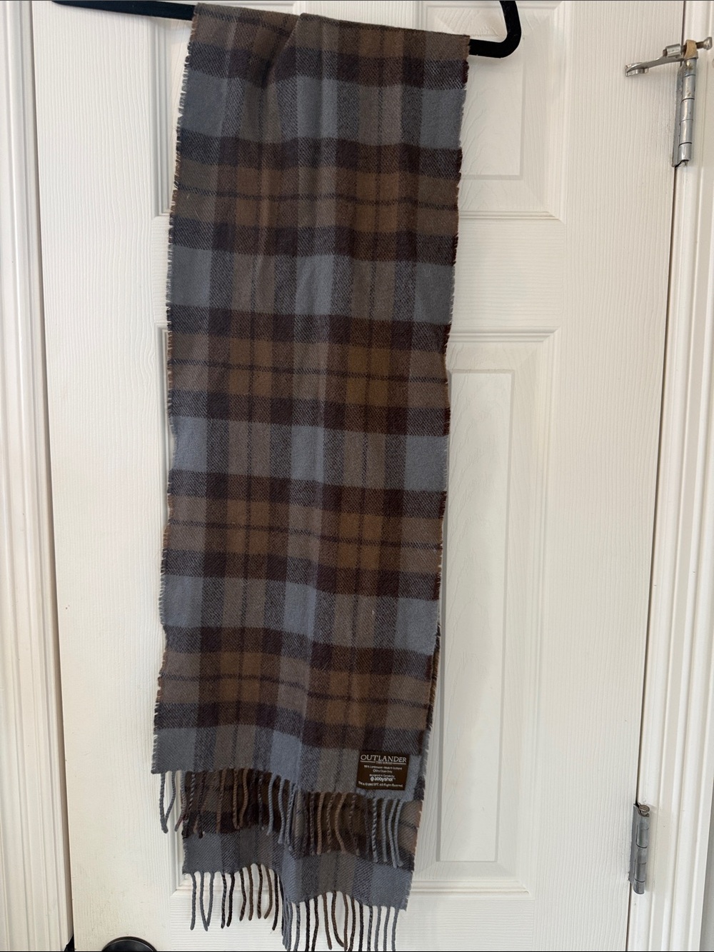 Outlander Series 100% Wool Fraser Tartan Scarf made in Scotland